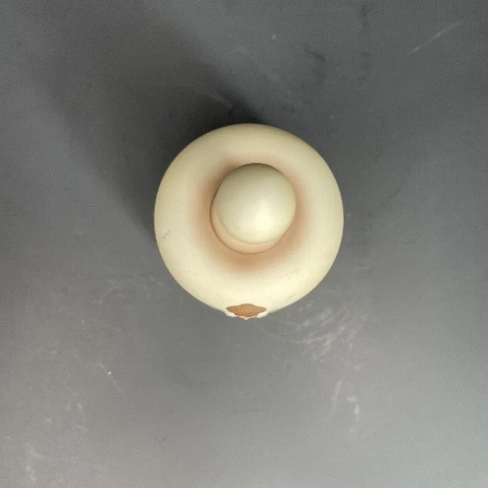 1980 Norman‎ Rockwell Porcelain Hand Bell Dave Grossman Design Boys Leapfrog Dog